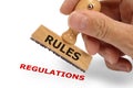 Rules and regulations Royalty Free Stock Photo