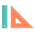 Rules school supply icon Royalty Free Stock Photo