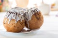 Rum baba cake Royalty Free Stock Photo