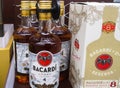 Rum Bacardi Anejo Cuatro 4 years of 0.7 l on sale in the hypermarket Metro AG on January 20, 2020 in Russia, Kazan, Tikhoretskaya