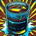 Rum - cola cocktail Royalty Free Stock Photo
