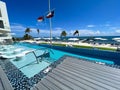 The Rum Point pool at the Rum Point Residences Royalty Free Stock Photo