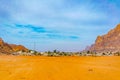 Rum village of Wadi Rum desert in Jordan