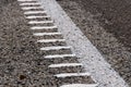 Rumble Strips Royalty Free Stock Photo