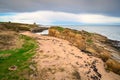 Rumbling Kern Beach from the Clifftop Royalty Free Stock Photo