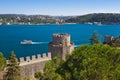 Rumeli Fortress at Istanbul Turkey Royalty Free Stock Photo