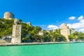 Rumeli Hisari castle in Istanbul in Turkey Royalty Free Stock Photo