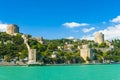 Rumeli Hisari castle in Istanbul in Turkey Royalty Free Stock Photo