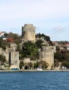 Rumelian Castle on the Bosphorus Strait Royalty Free Stock Photo