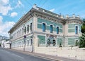 Rumin Lane, view of the former city estate of the haberdasher D.F. Belyaev, rebuilt from an older building in 1903, landmark Royalty Free Stock Photo