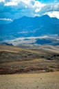 Ruminahui volcano and Andes mountains