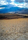 Ruminahui volcano and Andes mountains