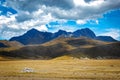 Ruminahui volcano and Andes mountains