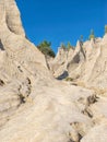 The Rummu quarry is a submerged limestone quarry located in Rummu, Estonia. Much of the natural area of the quarry is under a lake