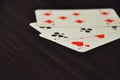 Rummy cards Royalty Free Stock Photo