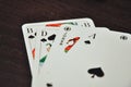 Rummy cards Royalty Free Stock Photo