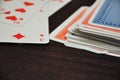Rummy cards Royalty Free Stock Photo