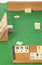 Rummy table Royalty Free Stock Photo