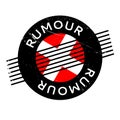 Rumour rubber stamp Royalty Free Stock Photo