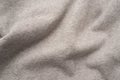 Rumpled Grey Cloth Fabric Swatch