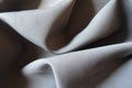 Rumpled dark gray viscose and polyester fabric