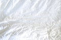 Rumpled white sheet background