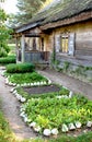 Rumsiskes ethnographic museum in Lithuania Royalty Free Stock Photo