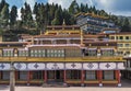 Rumtek Monastery in Indian state of Sikkim Royalty Free Stock Photo