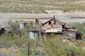 Run down farm buildings, New Mexico Royalty Free Stock Photo