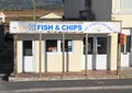 Run down fish and chip shop