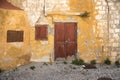 Run down houses near the Church of Saint-Marie-du-Bourg