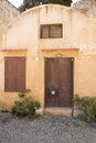 Run down houses near the Church of Saint-Marie-du-Bourg