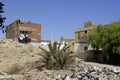 run down old houses in el quseir Royalty Free Stock Photo