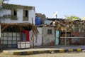 run down old houses in el quseir Royalty Free Stock Photo