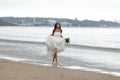 Runaway bride Royalty Free Stock Photo