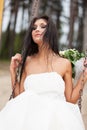 Runaway bride Royalty Free Stock Photo