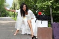 Runaway Bride hitch-hiking