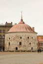 Runda tornet. Round Tower in Vyborg, Russia. Royalty Free Stock Photo
