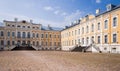 Rundale palace courtyard Royalty Free Stock Photo