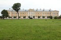 Rundale Palace designed by Bartolomeo Rastrelli near Pilsrundale, Latvia. Royalty Free Stock Photo