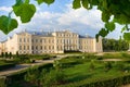 Rundale palace in Latvia Royalty Free Stock Photo