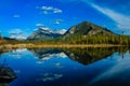 Vermillion Lakes, Banff National Park, Alberta, Canada Royalty Free Stock Photo