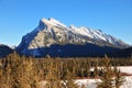 Rundle mountain in banff