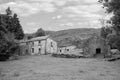 Rundown abandoned Irish farmhouse Royalty Free Stock Photo