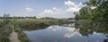 rundown fluvial harbor on Quaranta canal banks, near Cona island conservation area, Staranzano, Friuli, Italy