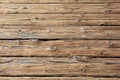 Rundown wooden floor