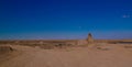 Runed Urga fishing village at the shore of Sudochye lake aka part of former Aral sea, Karakalpakstan, Uzbekistan