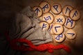 Runes close-up