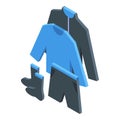 Runner clothes icon isometric vector. View shirt Royalty Free Stock Photo