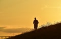 Runner on the dike